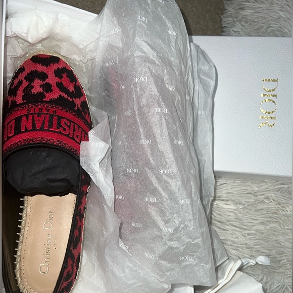 DIOR Leopard Print Espadrilles - Picture 4 of 5